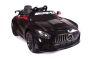 Electric Ride on Car Mercedes-Benz GT4, Black, Original Licensed, Battery Powered, Opening Doors, 2x Engine, 12 V Battery, 2.4 Ghz remote control, Soft EVA wheels, Servomotor, Smooth start