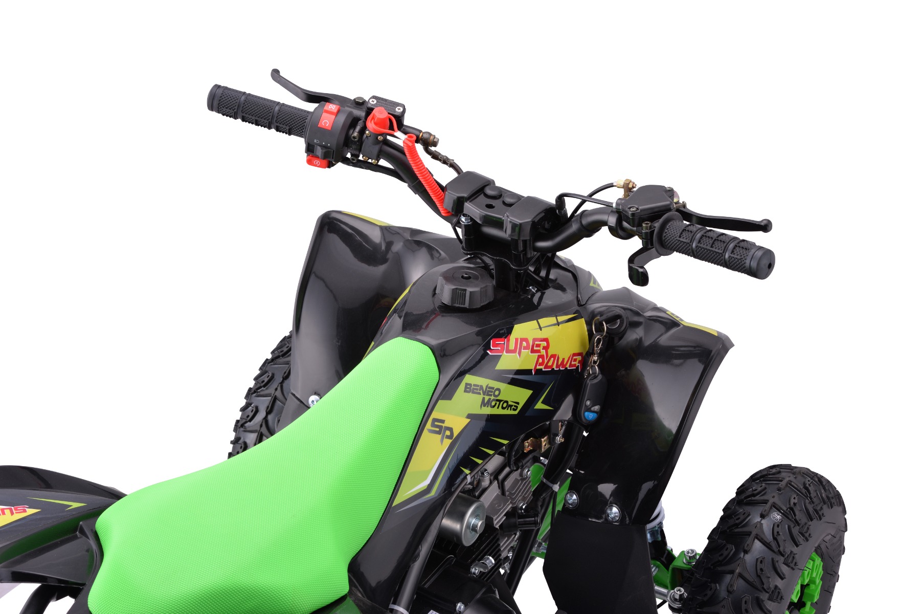 Key start with automatic Electric starter
