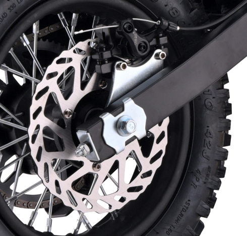 Disc brakes with racing caliper