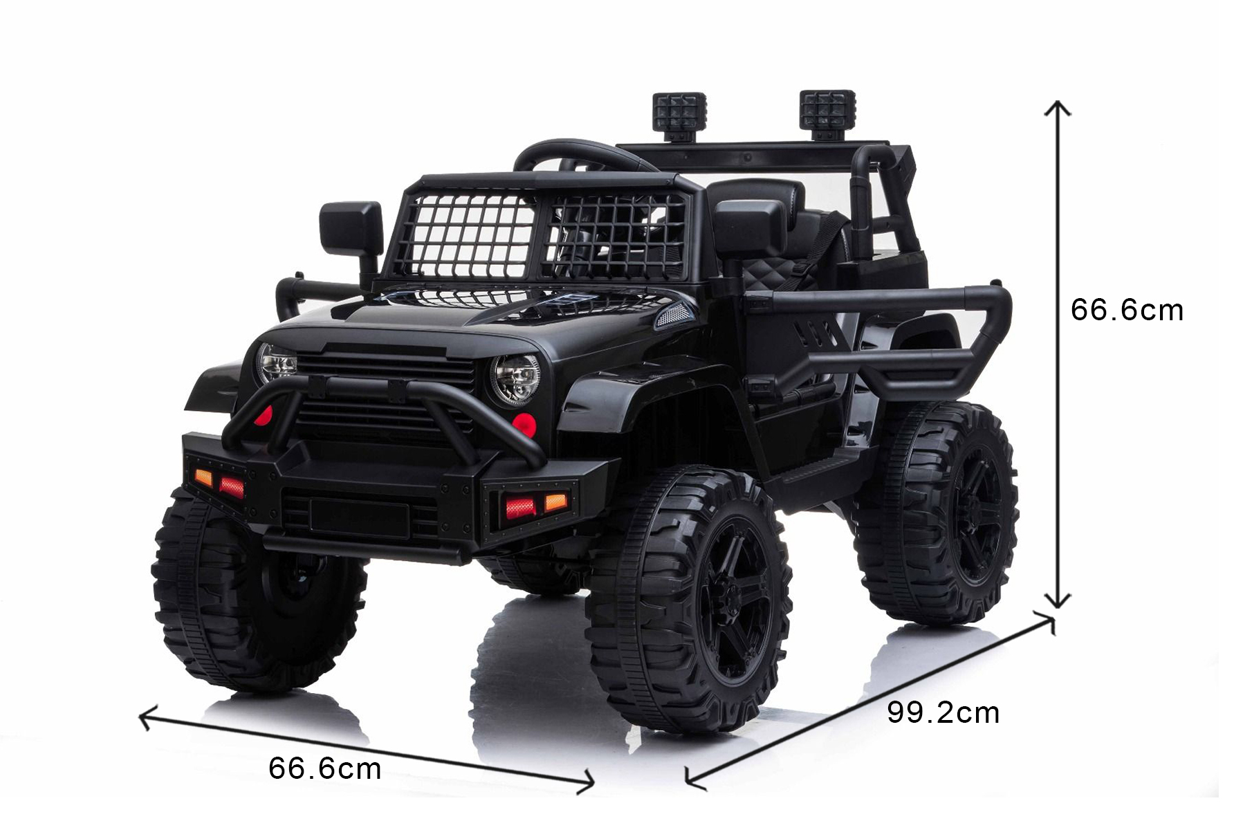 12V Kids Ride on Car Toys Electric Battery Suspension w/ Remote Control Black 