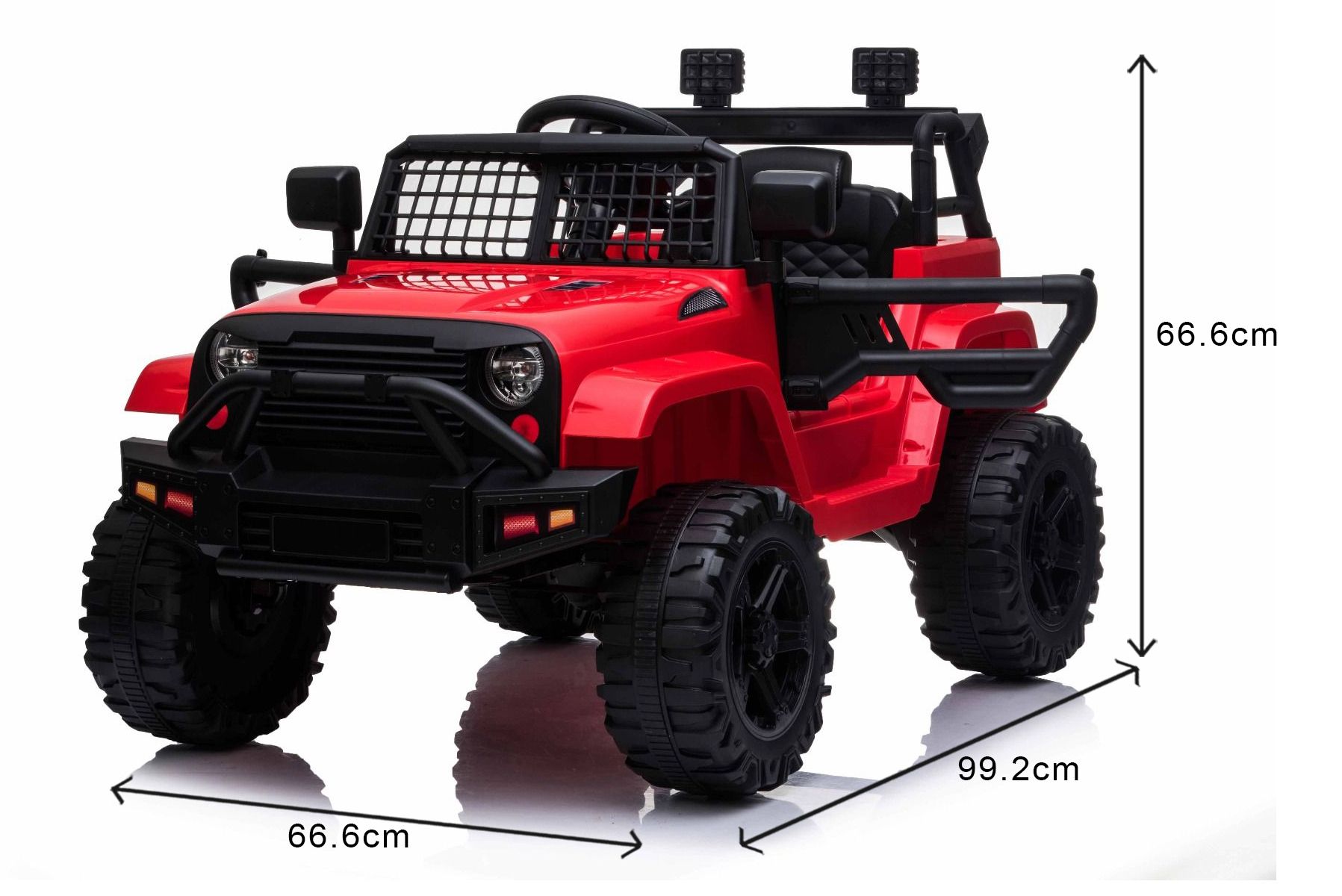 12V Kids Ride on Car Toys Electric Battery Suspension with Remote Control Red 
