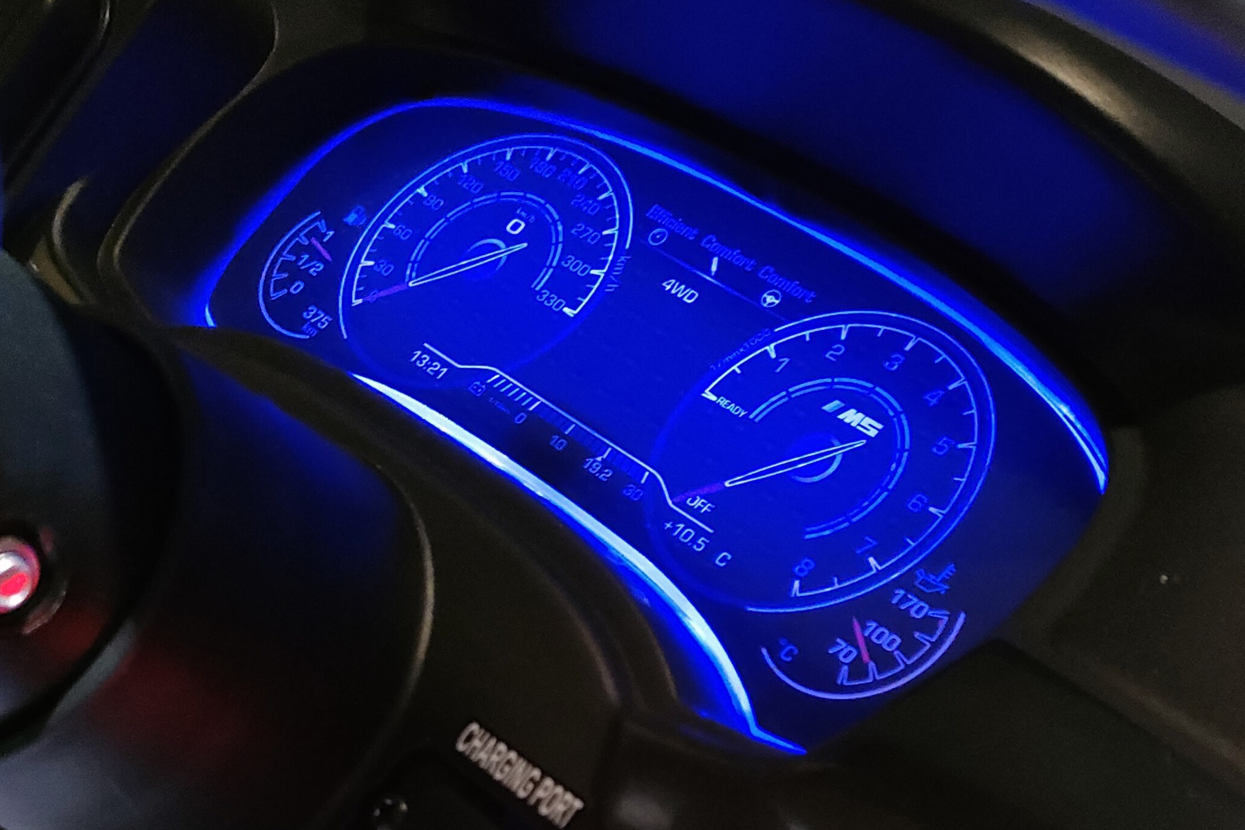 Underlighted dashboard