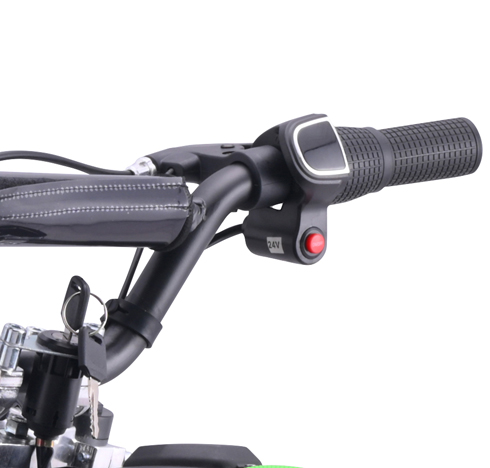 Key switch and battery capacity indicator