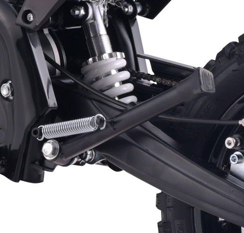 Adjustable suspension stiffness and side stand
