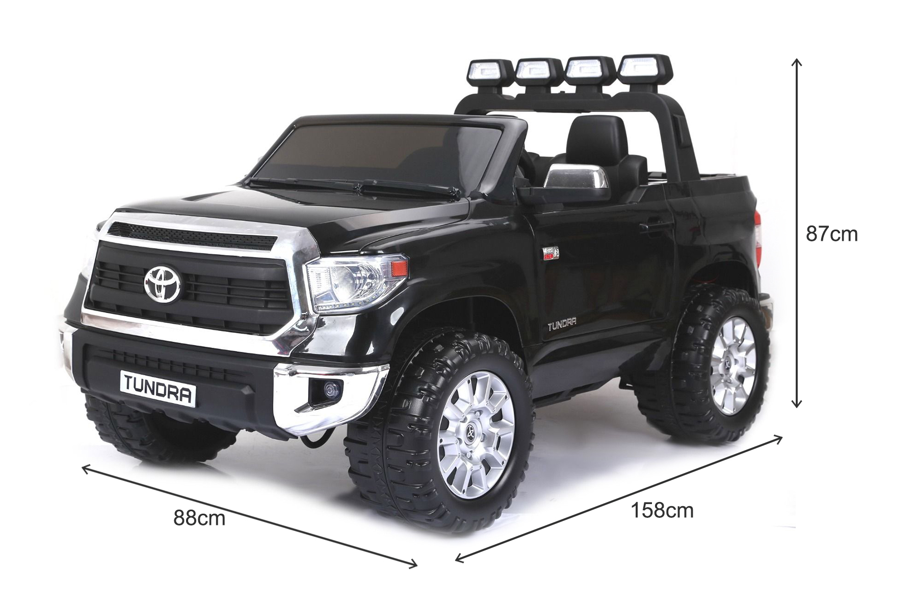 echtgenoot Verder Het beste Electric Ride-On Toy Car Toyota Tundra XXL 2.4Ghz, 24V, 2 X 200W MOTOR,  Electric brake, remote control, two-seats in leather, Soft EVA wheels, MP3  USB SD, original Toyota license