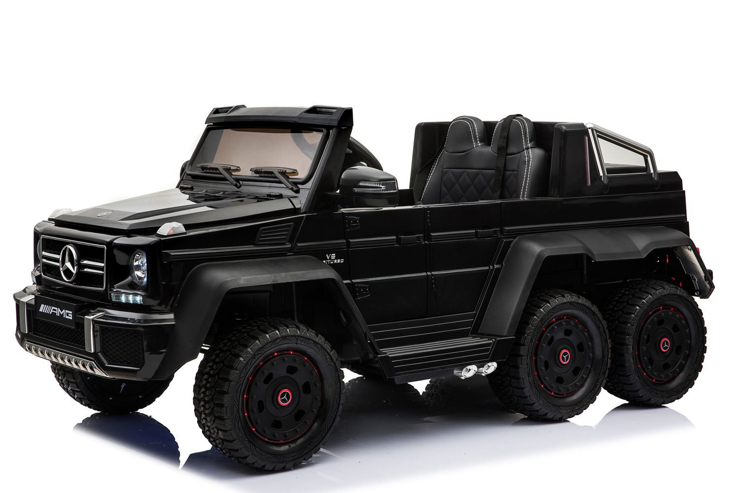 Electric Ride On Toy Car Mercedes Benz G63 6x6 Lcd Screen Wheel Lights Bottom Lights 2 4ghz 12v14ah Removable Battery Box 4 X Motor Remote Control Double Leather Seat Gum Wheels Fm Radio Servomotor Electric Ride On Toy Car Mercedes Benz G63 6x6 Lcd Screen Wheel Lights Bottom Lights 2 4ghz 12v14ah Removable Battery Box 4 X Motor Remote Control Double Leather Seat Gum Wheels Fm Radio Servomotor