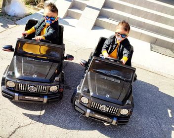 Electric Ride-On Toy Car Mercedes-Benz G63 6X6, MP3 PLayer, Wheel Lights &  Bottom Lights, 2.4Ghz, 12V14AH, Removable Battery Box, 4 X MOTOR, Remote  Control, Double Leather Seat, GUM Wheels, FM Radio, Servomotor