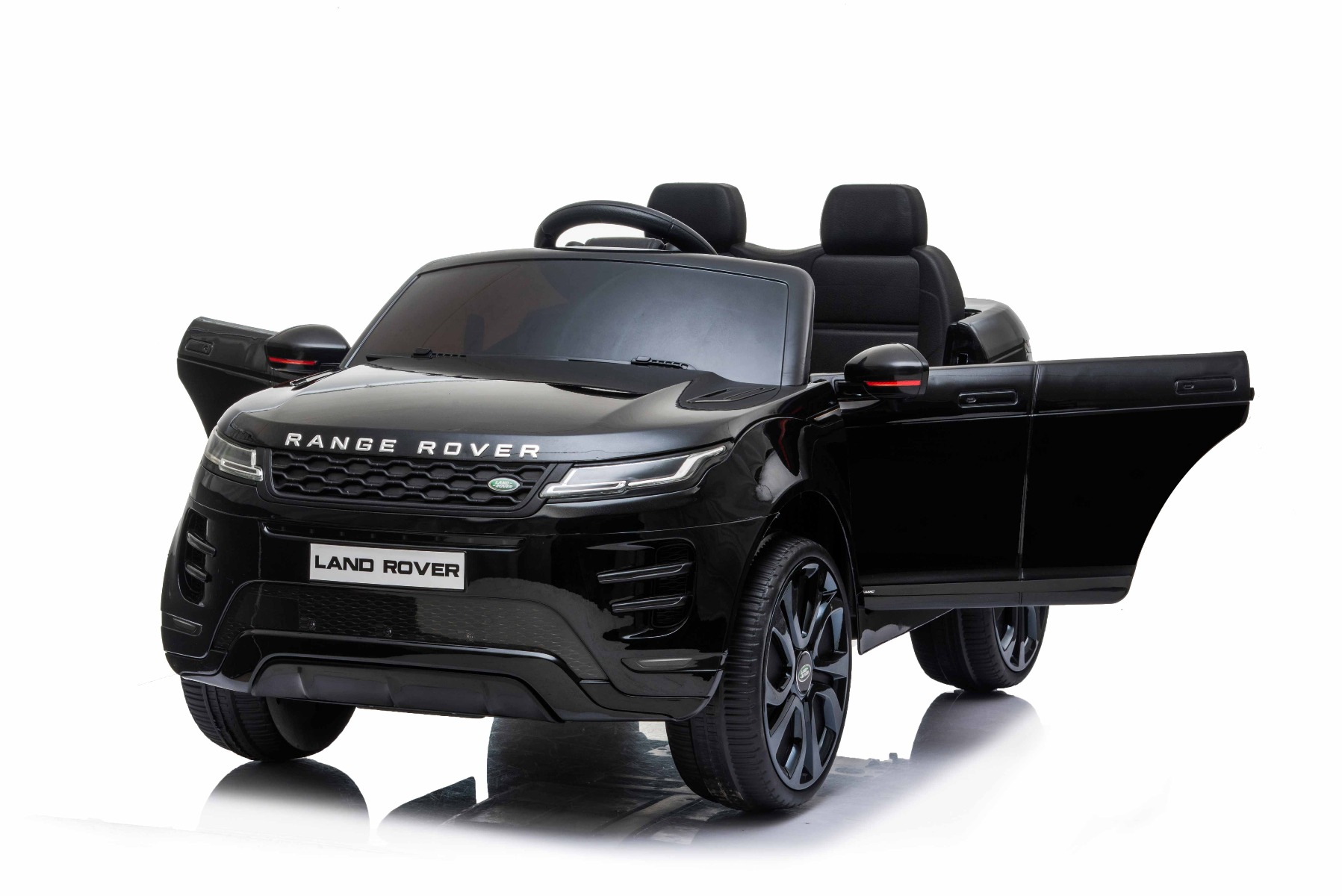 BLACK Ricco TOYS 12V Range Rover Evoque Licensed Kids Electric Ride On Car with MP3 and Remote Control